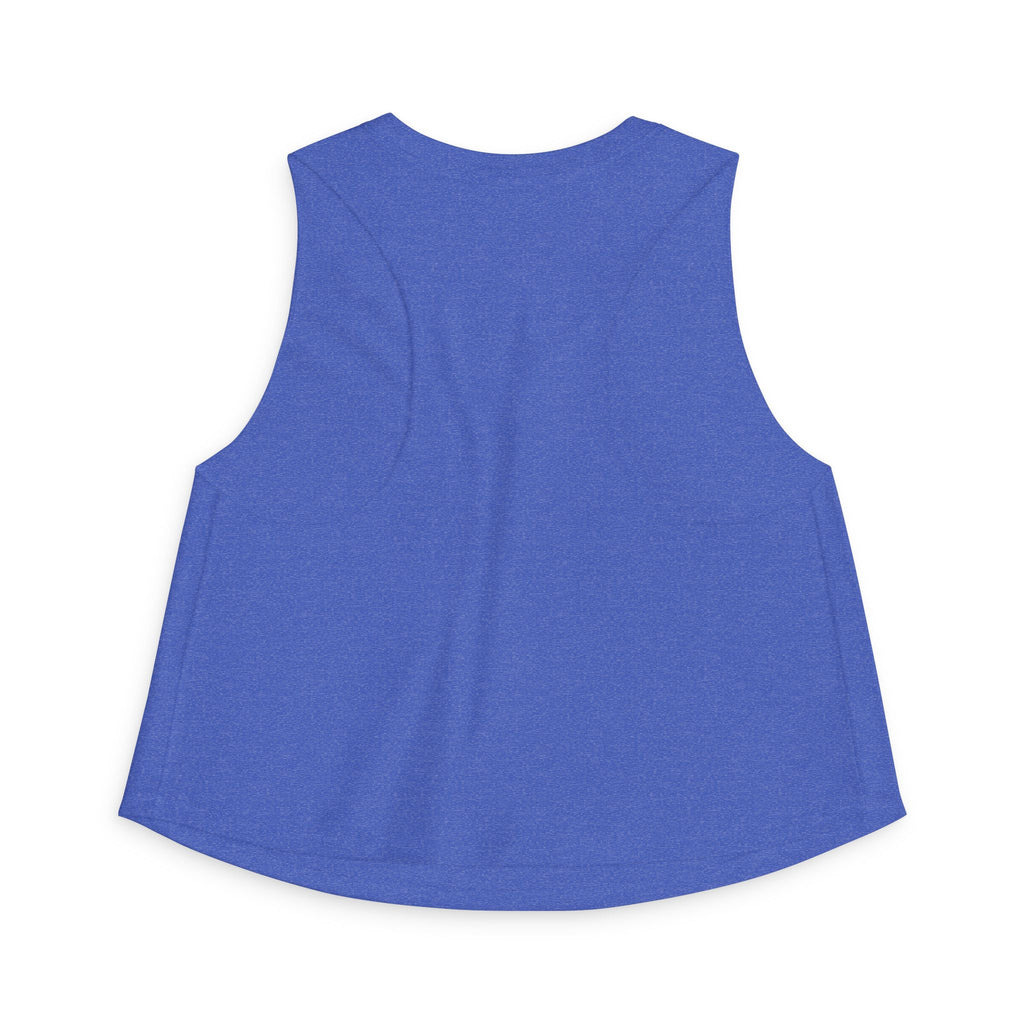 Women's Crop Top – 'Thank You' Heart Cat Graphic Crop Tank